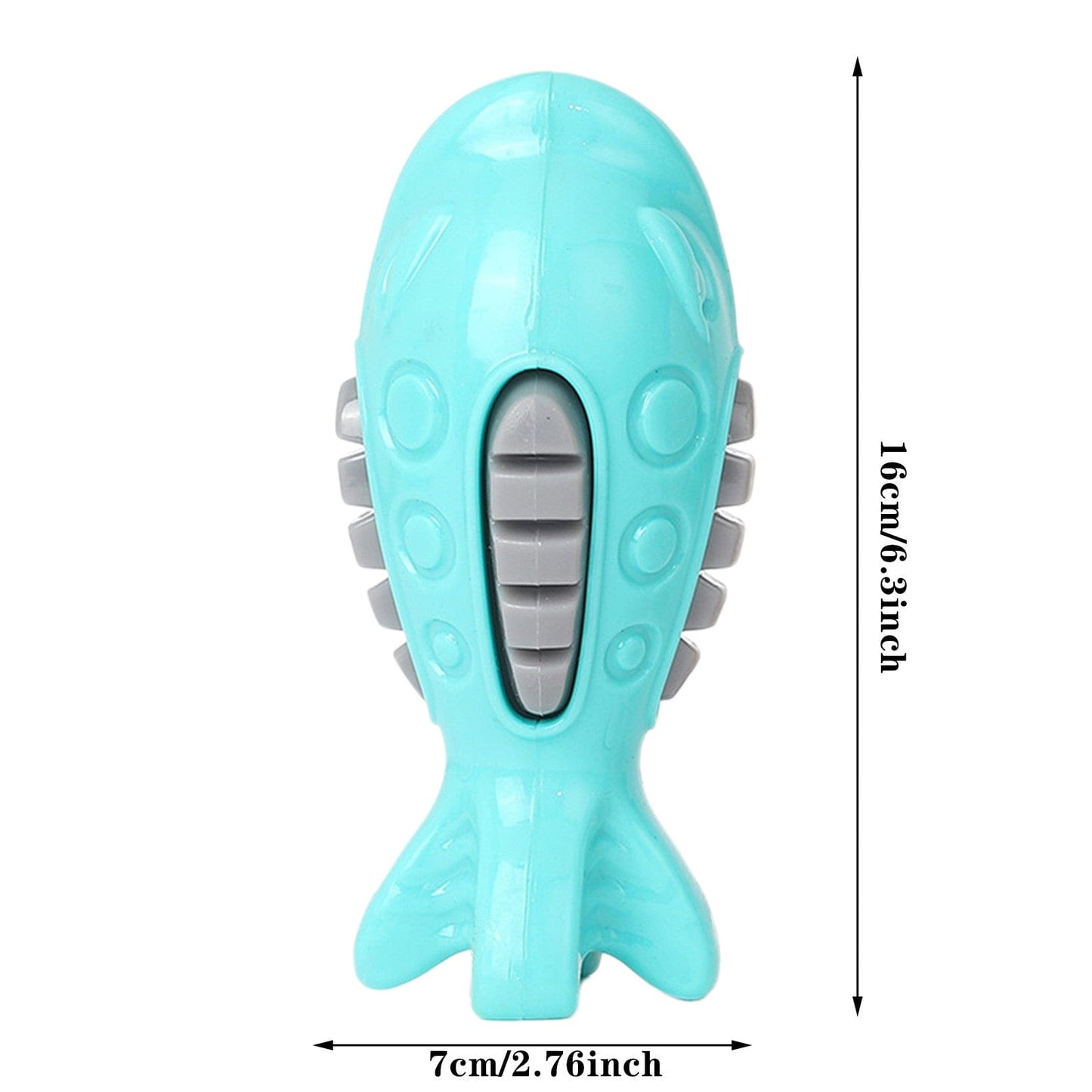 Durable Squeaky Shark Dog Toy | For aggressive chewers and dental health DooWoo